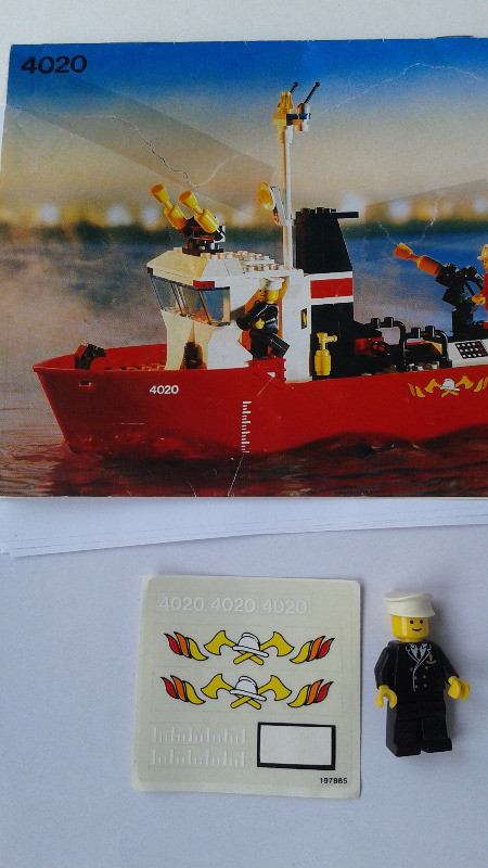 LEGO 4020 Fire Fighting Boat Instruction | Toys & Games | City of Toronto |  Kijiji