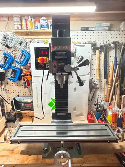 Milling / Fraiseuse Machine King KC-20VS, View more