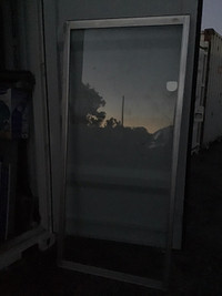36 “Wx78.5”H 4 panels from sliding door, single glazed each $100