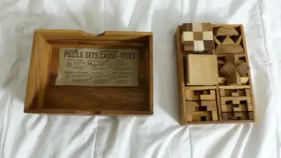 6 Kubiya puzzles wooden box Stem brain teaser, View more