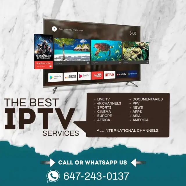 High Quality 4k TV subscription