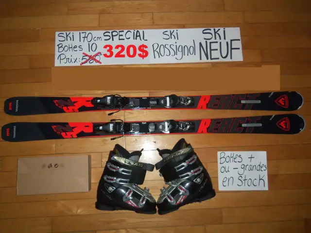 Plusieurs ensembles ski alpin twin tip titanium 165 168 170 cm in Ski in Drummondville - Image 7