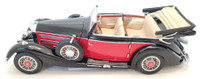 1:24 Diecast CMC 1936 Mercedes-Benz 540 K Cabriolet B Red Black 