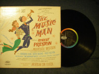 'THE  MUSIC  MAN'-- STARRING THE ORIGINAL BROADWAY CAST VINYL LP