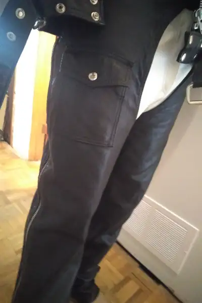 Leather chaps by The Leather Ranch, View more