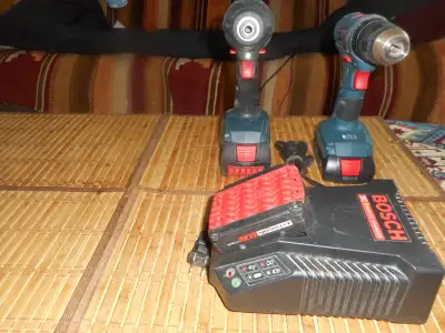 Bosch Drill/Driver Kit 18V Lithium-Ion Compact Cordless w/Slim B, View more