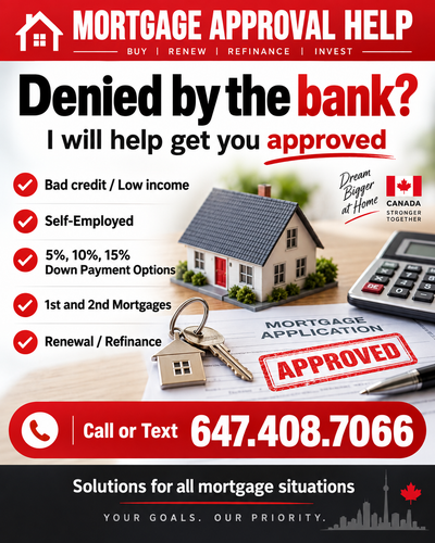 Bank Said No? Solution for Mortgage / All Your Financial Needs, View more