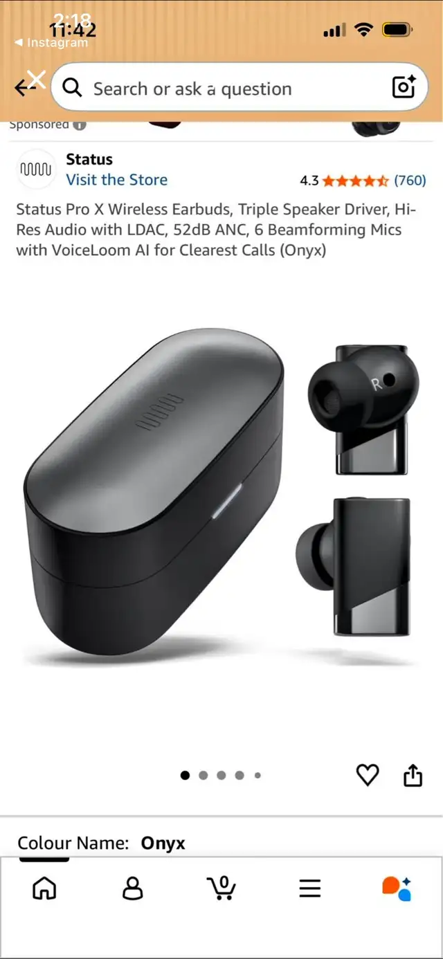 Status Pro X Wireless Earbuds
