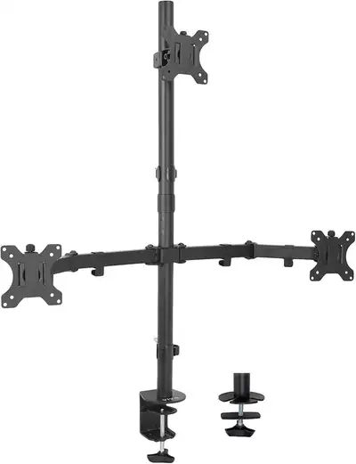 Triple LCD Monitor Desk Mount Stand, View more