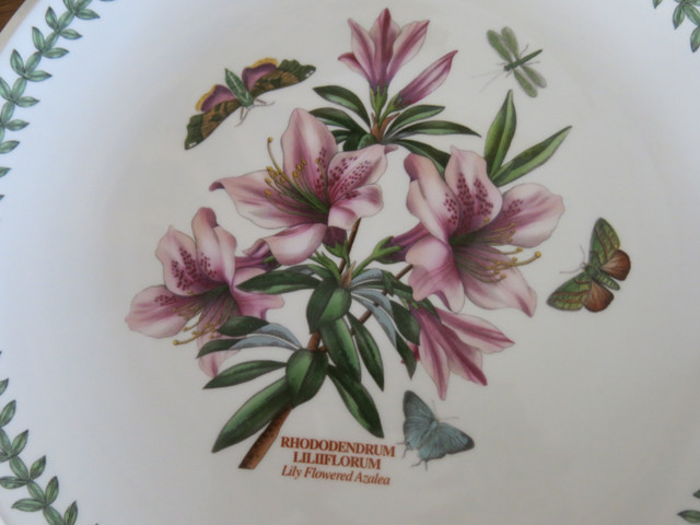 13" round vintage PORTMEIRION PLATTER, BOTANIC GARDEN, NIB in Kitchen & Dining Wares in Calgary - Image 2