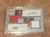 CHRIS BOSH/ VINCE CATER DUAL SIGNED JERSEYS CARD #67/79