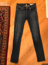 Women's Rag & Bone Designer Jeans Size 27 Skinny Style Preston