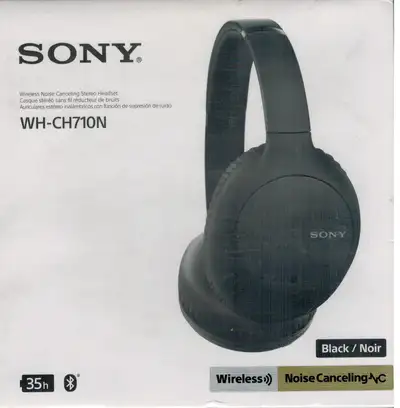 sony wh-ch710n wireless noise cancelling stereo Headphones NEW, View more