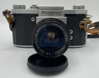 Vintage Praktica FX 35mm Film camera SLR with Haminex lens