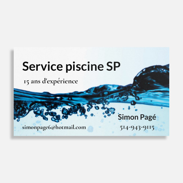 Service Piscine SP dans Spas et piscines  à Laval/Rive Nord