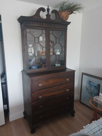 Antique secretary armoir 