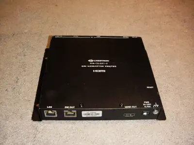 Mint Condition Crestron model no. DM-TX-201-C DigitalMedia 8G Receiver & Room Controller. Includes H...