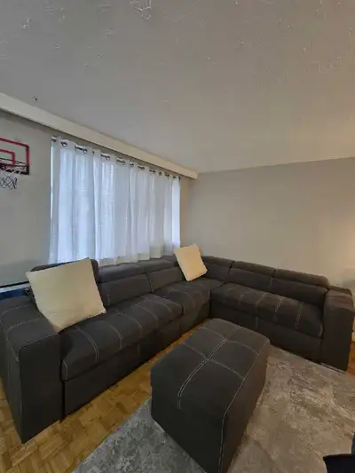 Sectional Sofa with Ottoman/ Sleeper Sectional, View more