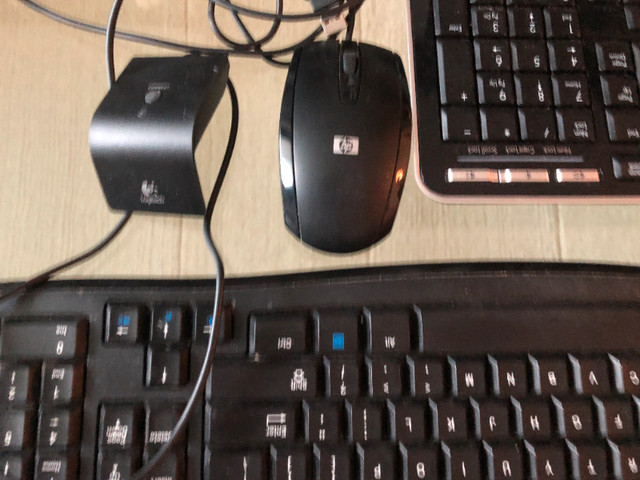 2 KEYBOARDS. HP AND LG WITH MOUSE in Mice, Keyboards & Webcams in City of Toronto - Image 4