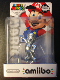 Silver Mario Amiibo Brand New In Box