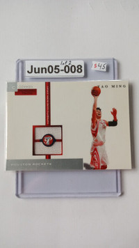 2005-06 Topps Pristine Personal Pieces Relics /350 Yao Ming card