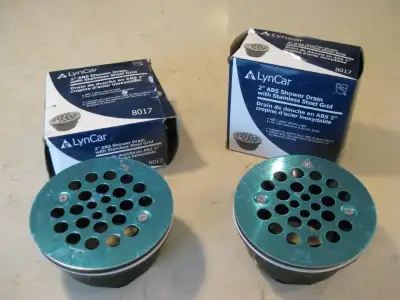 New Lyncar 2" ABS Solvent Weld Shower Drains $8/EA, View more