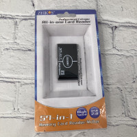 New Zeikos 57-in-1 USB 2.0 Flash Memory Card Reader (ZE-CR201)