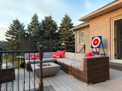 Orren Ellis® Alianna Wicker/Rattan 12 - Person Seating Group, View more