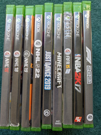 XBox One - Nine games, $35 , less than $4 each