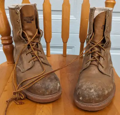 Greb Leather Work Boots.Steel Toed.Size 7. Puncture Resist Soles, View more