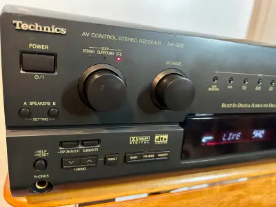 TECHNICS SA-G90 A/V Stereo Receiver (1999), View more