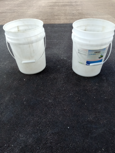 20L/ 5gal white plastic buckets. $5 each., View more