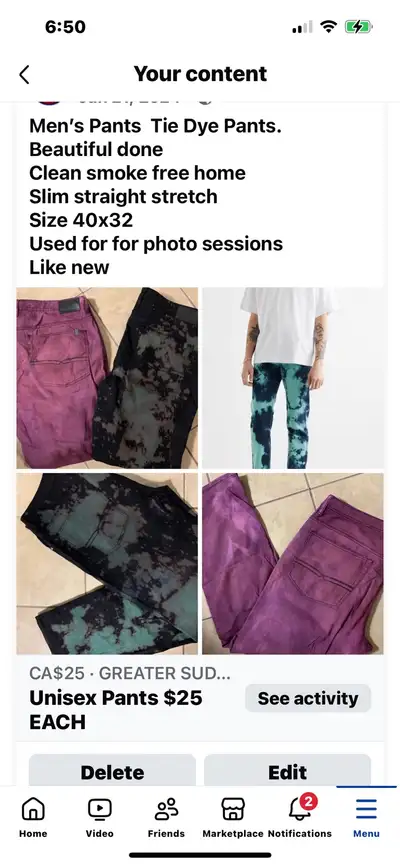 Tie Dye Pants, View more