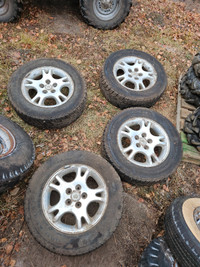 (4) 215/65R16 Goodyear winter tires & rims. Off a Dodge minivan