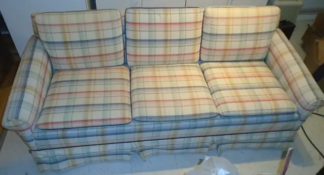 mid-century Danish teak sofa and chair set in Couches & Futons in City of Halifax - Image 2