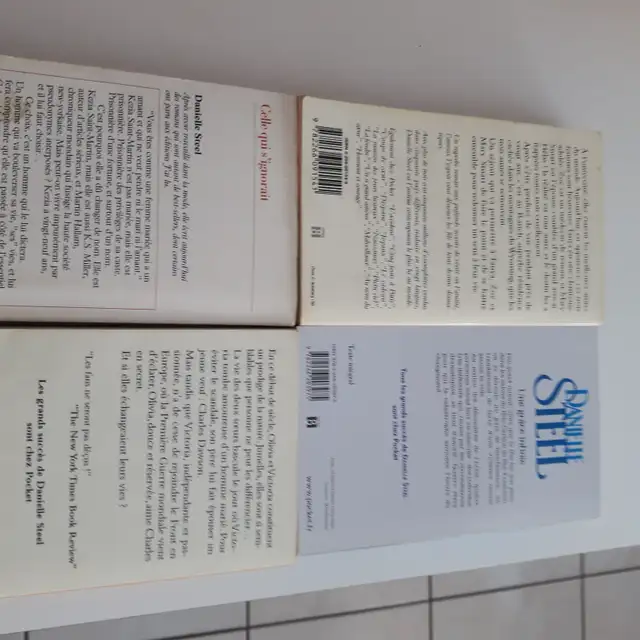 4 DANIELLE STEEL BOOKS $5.00
CH: AN INFINITE GRAND, THE RANCH+63008307303809121
