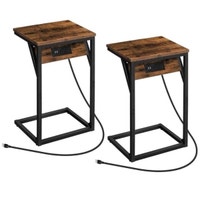 New HOOBRO set of 2 C-Shaped End Table with Charging Station City of Toronto Toronto (GTA) Preview