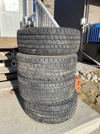 4 Motomaster Total Terrain APX M&S Truck Tires_No Patch/Repairs