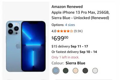 Apple iPhone 13 Pro Max, View more