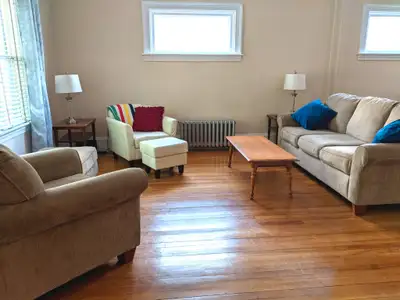 Furnished 2 bedroom house (plus smaller 3rd bedroom great for a home office) available in a central,...