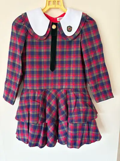 Girls’ Plaid Dress, View more