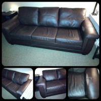 Leather Sofa - MUST GO!