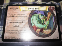 HARRY POTTER TRADING CARD GAME TCG BASIC FOREST TROLL 85/116 COM
