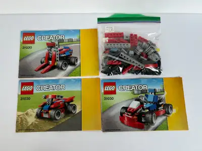 Lego set 31030 Red Go-Kart – 106 Pieces - Creator 100% Complete 3 Instructions – Excellent – Brand n...