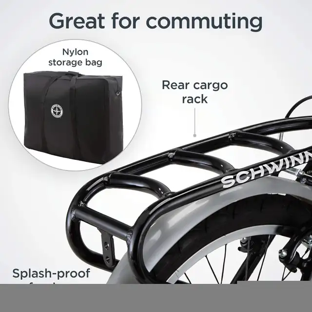 Schwinn Loop Adult Folding Bicycle, 20-Inch Wheels, 7-Speed in Cruiser, Commuter & Hybrid in Oakville / Halton Region - Image 5