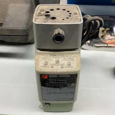 Black & Decker Drill Bit Sharpener Vintage 1.9A Electric 7980-04, View more