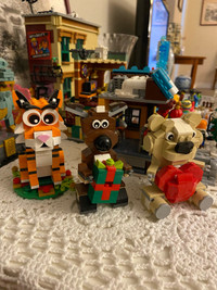 Lego tiger  reindeer and bear 