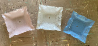 Vintage Pink Blue White Square Ceiling Light Fixture Covers