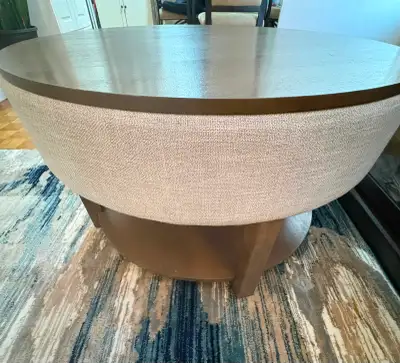 Round Lift Top Coffee Table With Storage,, View more