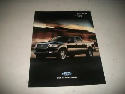 2004 FORD  F-150 DEALER SALES BROCHURE. LIKE NEW!, View more